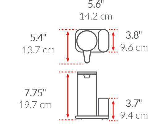 sensor pump 14 oz. + caddy